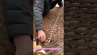 Net Weaving Master: Watch Ancient Hands Craft Perfect Nets! #TraditionalCraft  🎣🕸️🤯