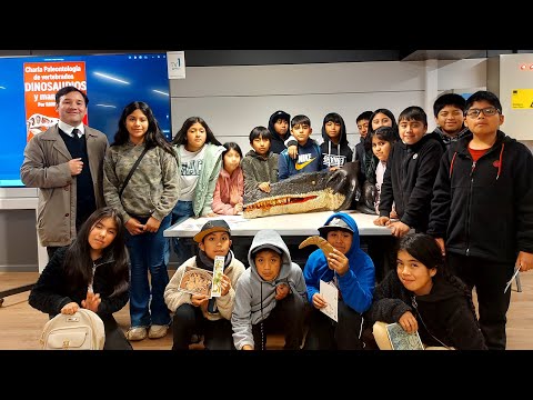 Segunda Charla de Paleontología UDEC. 6to Básico Escuela Trapa-Trapa. Bio-Bio Chile