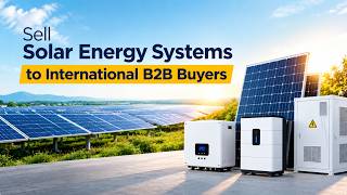 How to Sell Solar Energy Systems to International B2B Buyers | TradeWh