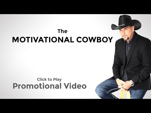 OFFICIAL PROMO VIDEO TRAILER for Motivational Cowboy Johnny D | Keynote Guest Speaker