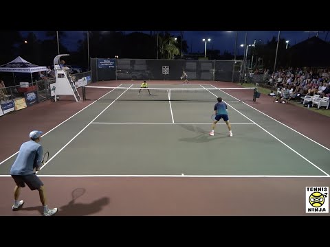 #3 Wang/Beran vs. #6 Pampulov/Tribler SF HIGHLIGHTS - Kailua Men's Night Doubles 2022