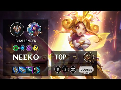 Neeko Top vs Renekton - BR Challenger Patch 10.18