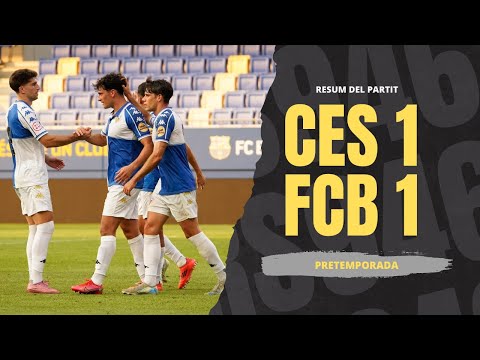 RESUM | Barça Atlètic 1-1 CE Sabadell | Pretemporada 2025
