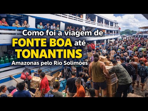 A REALIDADE QUE POUCOS CONHECEM SOBRE VIAJAR DE BARCO NO AMAZONAS | Fonte Boa a Tonantins Am