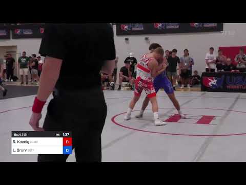 63 Kg Rr Rnd 2 - Rhett Koenig, Combat W.C. School Of Wrestling Vs Landon Drury, Betterman Elite Wr