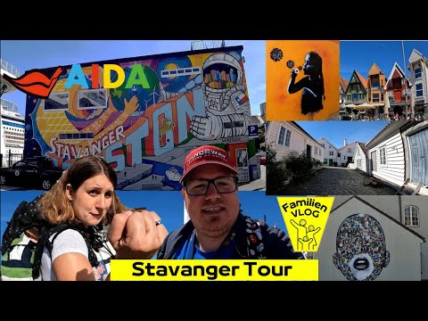 Stavanger Stadt Tour auf eigene Faust (4K) | Unsere AIDA Reise 6-2022 | VLOG #017-6-1