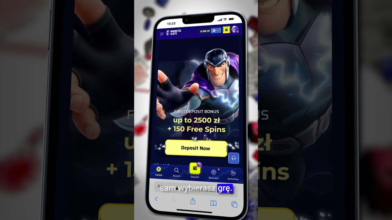 Bonus bez depozytu w Magnetic Slots