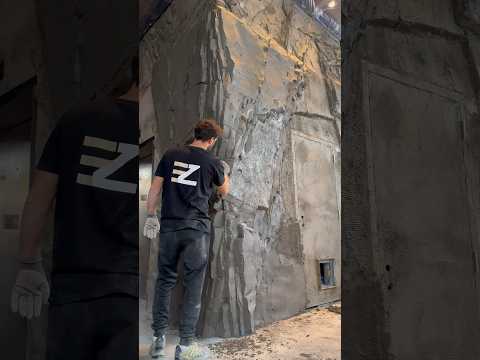 ARTIFICIAL STONE PROCESS WITH CONCRETE #construction #piedraartificial #artificialrock