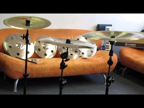 China Cymbal Comparison (Zildjian 14" China trash Zultan 18" Holey China Stagg 18" China Lion