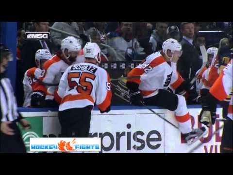 Luke Schenn vs Marcus Foligno, 30 october 2015