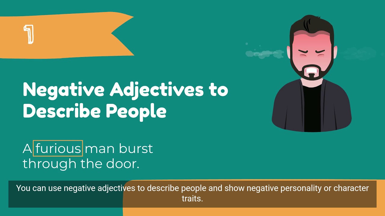 Negative Adjectives: What They Are and How to Use Them