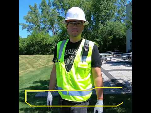 STRONGMAN Green Safety Jacket  1 Inch Reflective Tape High Visibility Vest