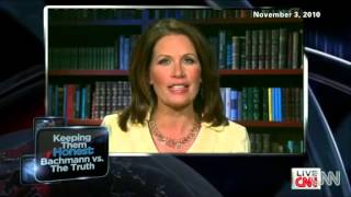 Michelle Bachmann Races Away From Reporter # All Her Lies