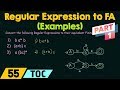 Conversion Of Regular Expression To Finite Automata Examples Part 1