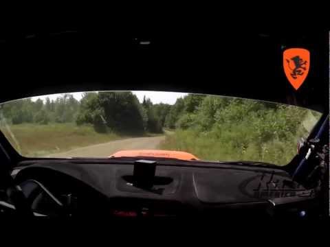 Rally America: New England Forest Rally, Crazy Leo crash
