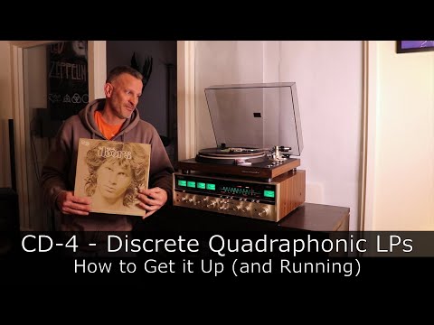 CD-4 - Discrete Quadraphonic Music from vinyl LPs - Finally Got it Working!!!