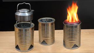 Cómo hacer una fogata casera sin humo. Sin electricidad ni gas.