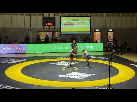 Nachyn Kuular(Kleinostheim) vs Leon Gerstenberger(Freiburg).75 kg FS.Bundesliga Wrestling.27.09.2025