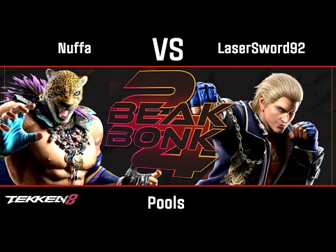 Nuffa (King) vs LaserSword92 (Steve) - Tekken 8 Pools - Beak Bonk 2024