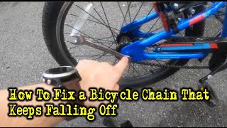 How To Fix a Bicycle Chain That Keeps Falling Off