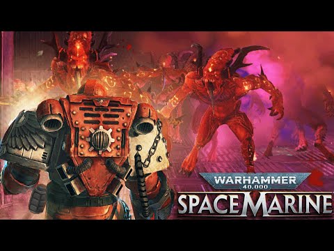 NEW PVE ARENA: 4 Blood Ravens vs Legion of Chaos! - Warhammer 40K: Space Marine, Augmented Mod