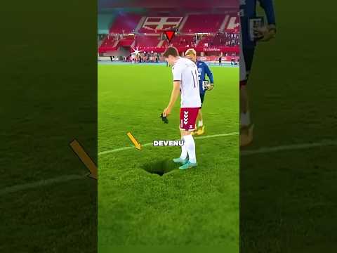 Quand le terrain devient le pire ennemi. #football #brazil #penalty #gardiendebut #shortvideo