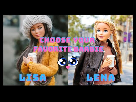 LISA or LENA🎀BARBIE [Choose your favorite Barbie] #15  丽莎或莉娜 [时尚风格]#choose#upordown