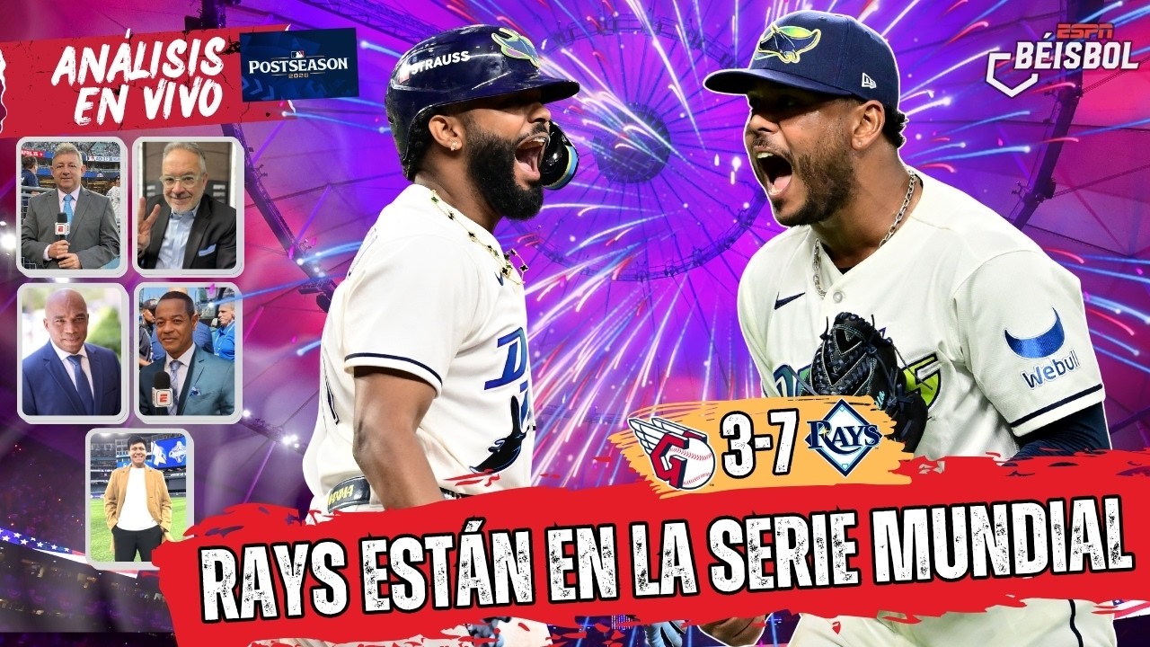 RAYS VAN A LA SERIE MUNDIAL con JONRÓN de JUNIOR CAMINERO y JOYA de FREDDY PERALTA | ESPN Beisbol