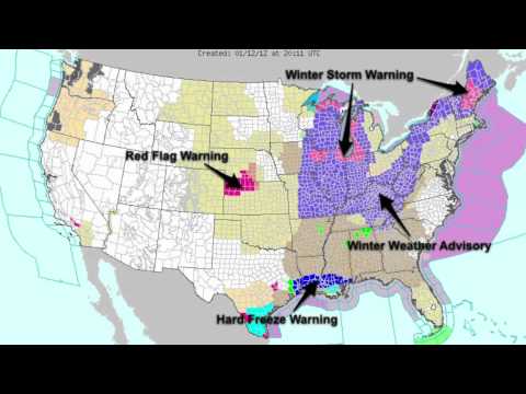 January 12 Weather Xtreme Video - Afternoon Edition