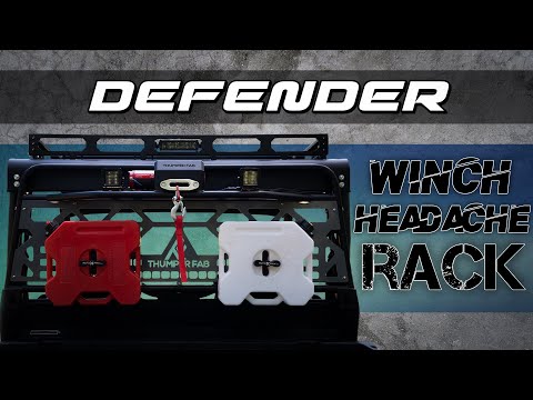Can-Am Defender Winch Headache Rack | Thumper Fab