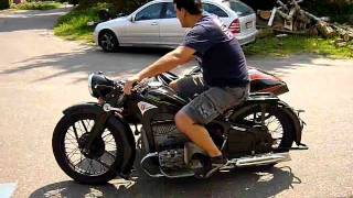 Zundapp K800 1935 800cc 4-cylinder with Royal Sidecar Bugattitai