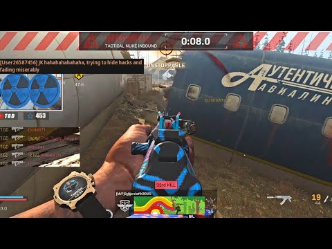 "Trying to hide hacks and failing miserably"