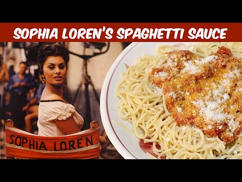 Sophia Loren Spaghetti Sauce Recipe - Authentic Neapolitan Tomato Sauce