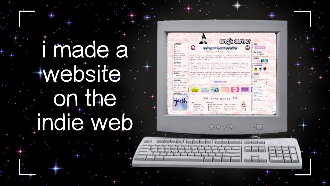 how i made my indie website (and why you should make one too)