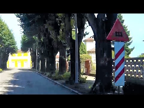 Passaggio a livello Candia Lomelilna (PV) Stazione FFSS # level crossing # bahnübergang