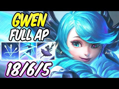 BURST FULL AP GWEN MID GAMEPLAY | Build & Runes Season 11 - League of Legends
