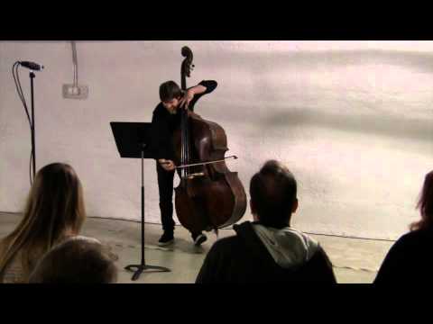 Larry Polansky's Four Bass Studies at KNMD 1/2015