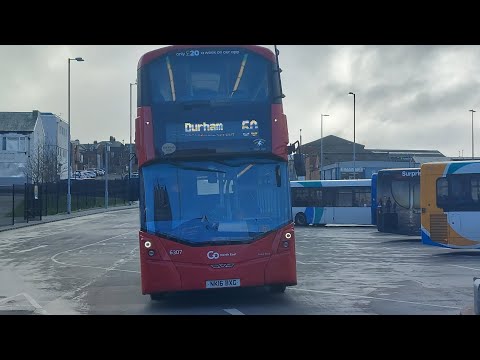 go north east 6307 operating route 50 to Durham