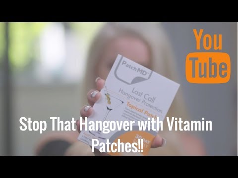 Best Hangover Prevention and Cure (All in a Patch)