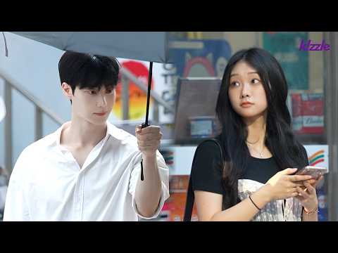 What if a handsome guy held an umbrella over you?