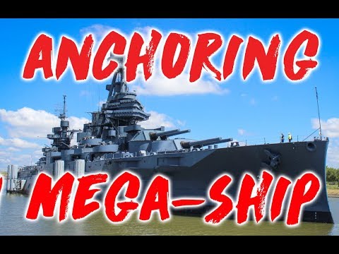 How to anchor a mega-ship.
