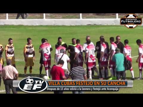 FEDERAL "C" - 6° FECHA - VILLA CUBAS 3-1 ACONQUIJA