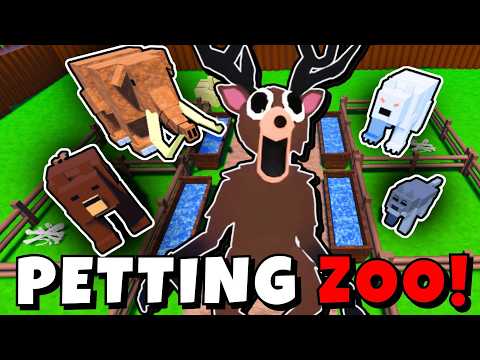 I BUILT the ULTIMATE PETTING ZOO in 99 Nights in the Forest