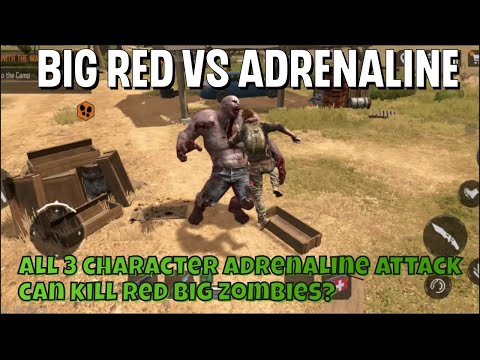 Lost future :- big red zombies VS adrenaline attack