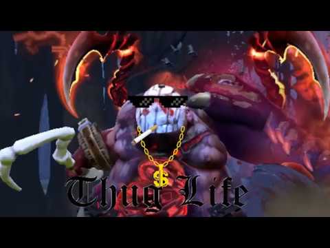 DOTA2 PUDGE MOMENT VOL. 1 - PUDGE WITH ARCANA + EPIC DC HOOK?!! [PRO EPIC HOOKS]