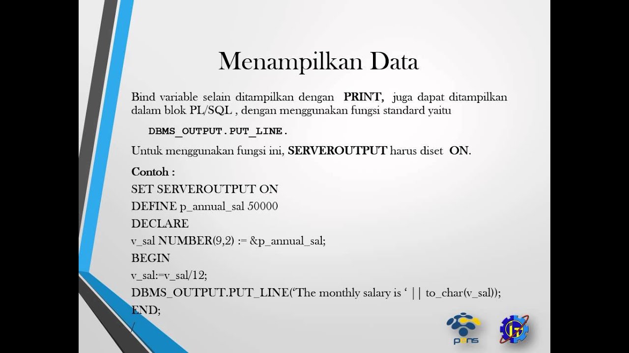 P1   Deklarasi Variabel