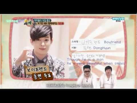 130120 Boyfriend members voted SHINee on weekly idols