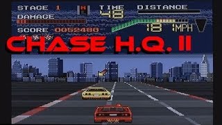 Chase H.Q. II playing on the Mega Drive / Genesis