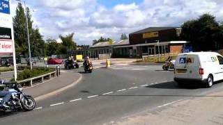 preview picture of video 'Chicken Run 2013 Stourbridge. Riding through Droitwich Spa, George Bayliss Rd. Sept, 08, 2013'
