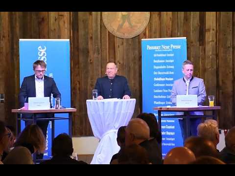 Podiumsdiskussion der Bürgermeisterkandidaten in Hengersberg